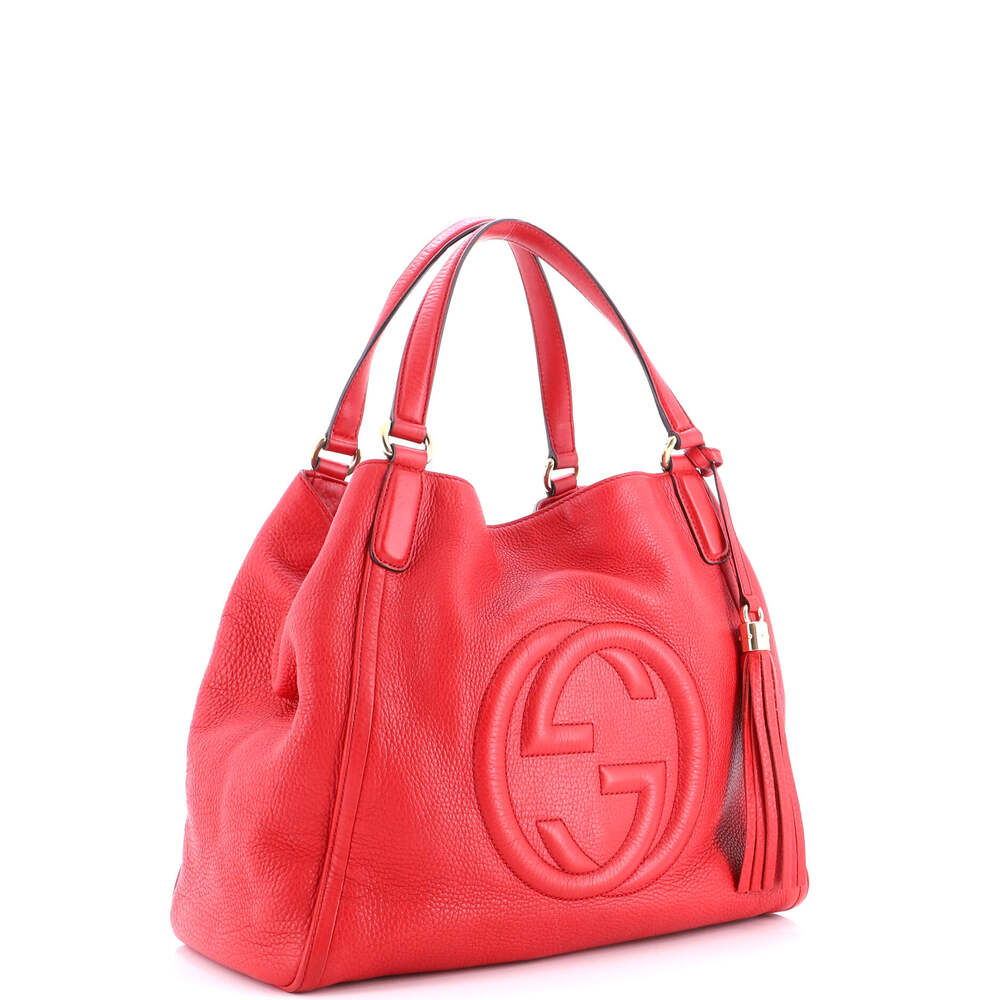 Gucci Soho Shoulder Bag Leather Medium #203884G12B - Picture 2 of 9